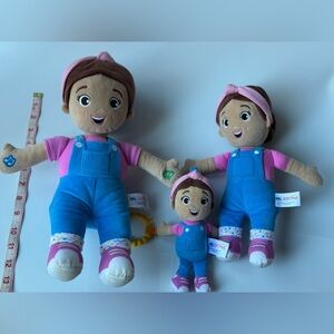 Ms. Rachel Plush Dolls – Set of 3 (Cuddle & Comfort Dolls, Musical)